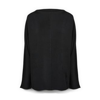 Elena Miro Tops, Dames, Zwart, 2Xl, Polyester, Modal Blend Sweatshirt