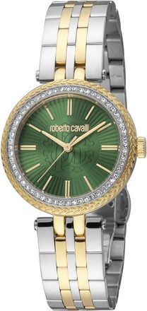 Roberto Cavalli Fashion Watch Quartz Green Dial Ladies Watch RC5L031M0095