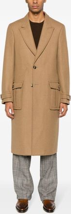Etro Etro Mens Wool Coat - Tan - Size EU 50 (Mens)