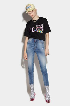Dsquared2 Dsquared&sup2; Fibres High-Waisted Womens Jean