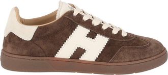 Hogan Suede Cool Logo Low-Top Sneakers