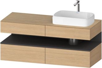 Duravit Qatego Consola Mueble Bajo Lavabo, 2 Extensiones, 2 - Duravit