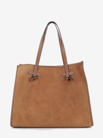 Gianni Chiarini Borsa in suede Marcella caramel
