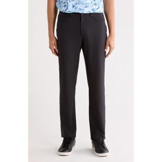 Greg Norman Five-Pocket Tech Pants in Black at Nordstrom Rack, Size 32 X 30