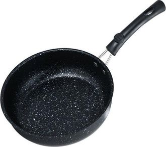 OEM Mini Sart&eacute;n De 12 Cm Con Revestimiento Antiadherente De M&aacute;rmol, Con Mango, Apta Para Huevos Y Tortitas