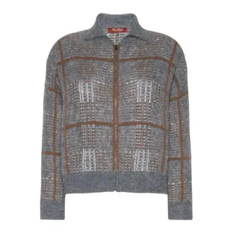 Max Mara Mstegizio Cardigan - Dames - Truien - Grijs - Maat: L Zijde