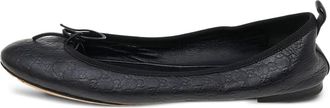 Gucci Guccissima leather ballet flats - women - Leather/Leather/Leather - 36 - Black