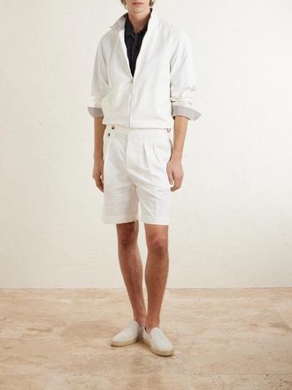 Brunello Cucinelli Cotton-Blend Harrington Jacket