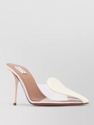 Alaia mules 90 pointed toe stiletto transparent