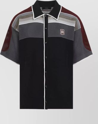 Amiri ma sport shirt short sleeve color block
