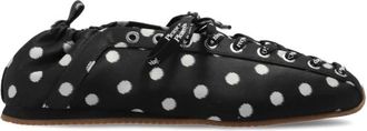Ganni Sporty Ballerina - Dames - Ballerinas - Zwart - 36 EU - Polyester - Schoenen