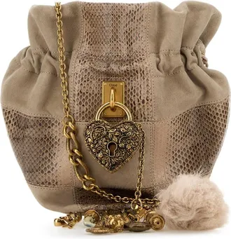 Chlo&eacute; Grey Chateau Treasures Bucket Bag