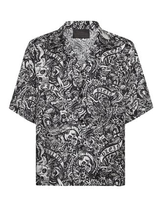 Philipp Plein Overhemd Tattoo