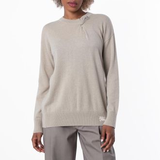 Burberry Paperclip Detail Cashmere Jumper, Size XX-Small