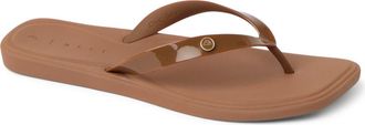Reef Solaye Waterproof Flip Flop in Chocolate at Nordstrom, Size 10