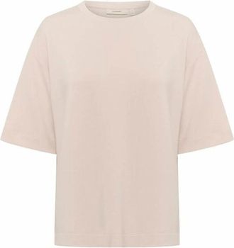 Inwear Oversized T-shirt - Dames - Tops - Beige - Maat: XS Modal
