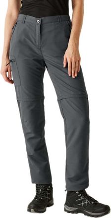 Regatta Womens Chaska Zip Off Trousers III Seal Grey
