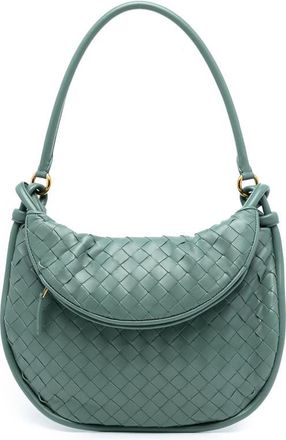 Bottega Veneta Pre-owned Bottega Veneta Medium Nappa Intrecciato Gemelli Hobo A00780735J