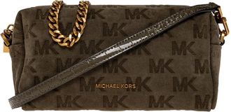 Michael Kors Borsa a tracolla convertibile piccola in camoscio Bryant - - Bags - Donna - Marrone - ONE SIZE