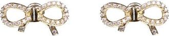 Ferragamo Vara Bow Earrings - female - Ferragamo - Earrings - Yellow - ONE SIZE - Accessories
