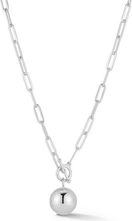 Glaze Jewelry Ball Pendant Necklace in Silver at Nordstrom Rack