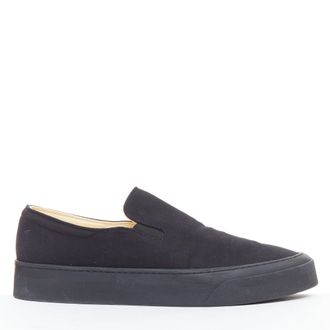 The Row Marie H cotton twill skate sneakers