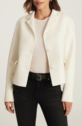 Mavi Coconut Milk Wool Blend Jacket at Nordstrom, Size X-Small