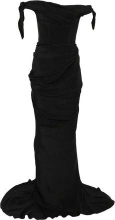 Cult Gaia Nysa Gown - Dames - Jurken - Zwart - Maat: S Zijde