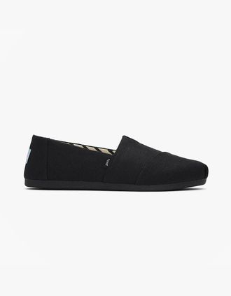 Toms Womens TOMS ALPARGATA CLASSIC Womens Espadrille Shoes Black - Size: 7