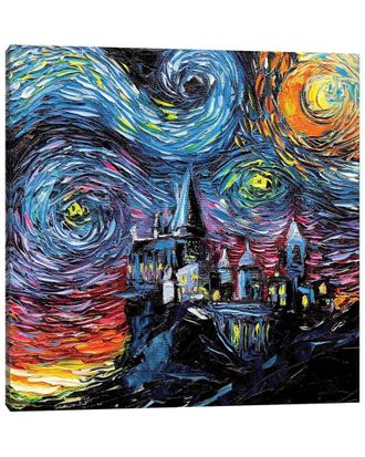 iCanvas Van Gogh Never Saw Hogwarts By Aja Trier Wall Art
