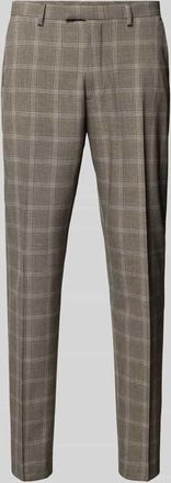 Mc Neal Chino mit Bundfalten in Mittelbraun, Größe 25