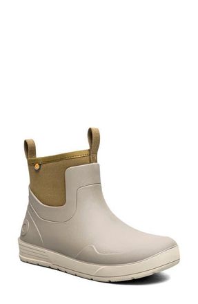 Bogs Rockaway Seamless Waterproof Chelsea Rain Boot in Taupe Multi at Nordstrom, Size 10