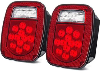 OEM Luz De Advertencia De Freno Trasera Led Para Coche, Luz De Marcha Atr&aacute;s Para Cami&oacute;n/remolque/barco Para Jeep, 2 Piezas