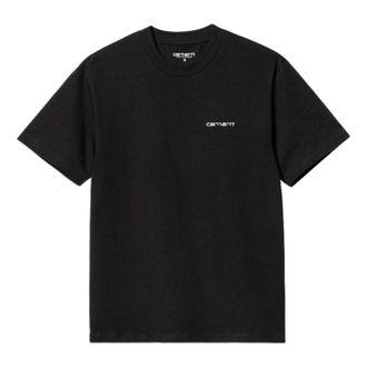 Carhartt Work in Progress (WMNS) Carhartt WIP Script Embroidery Short Sleeve T-Shirt Black I032293-0D2-XX