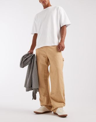 Wrangler Pantaloni carpenter marroni-Marrone
