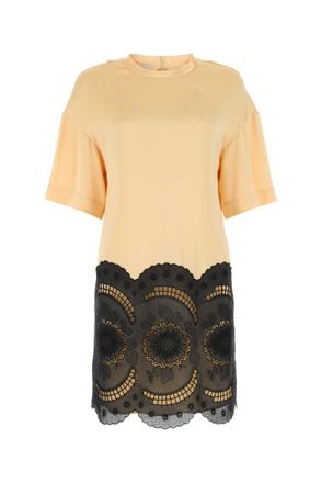 Stella McCartney Light Pink Lace-embroidered Minidress