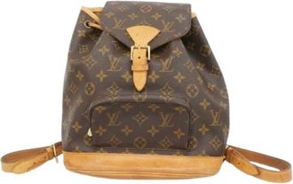 Louis Vuitton Pre-owned Backpacks, female, Brown, Size: ONE SIZE Pre-owned Vintage Backpack