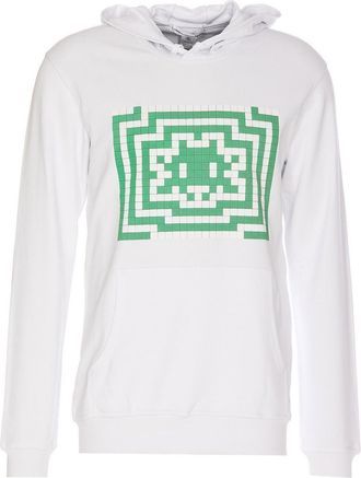 Comme Des Gar&ccedil;ons Pixel print hoodie