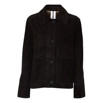 S.W.O.R.D 6.6.44 Chaqueta Camisera - Jackets - Mujer - Marr&oacute;n - L