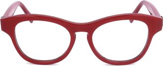 Moncler Occhiali cat-eye - Rosso