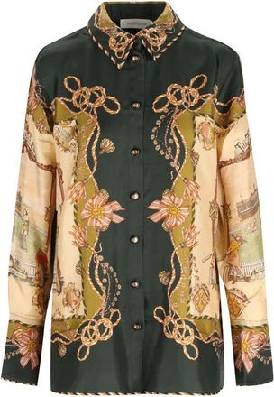 Zimmermann Valiant Twill Shirt - Blouses & Shirts - Mujer - Multicolor - L