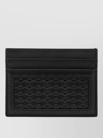Dolce & Gabbana woven leather cardholder