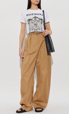 Sportmax Idoneo Trousers, Womens, Brown