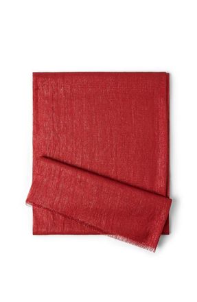 Brunello Cucinelli Sparkling scarf in Red at Nordstrom