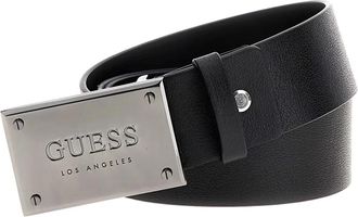 Guess Leren Riem - unisex - Riemen - Zwart - M - Leer - Accessoires