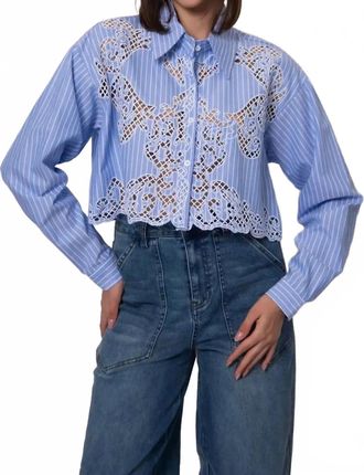 RD Style Ayama Shirt In Riviera Azure