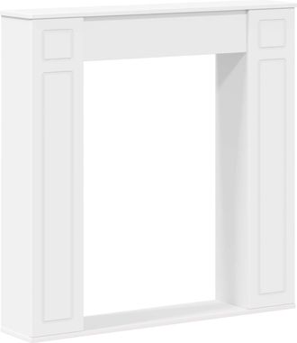 vidaXL Marco De Chimenea Blanco 100 X 20 X 100 Cm Madera De Ingenier&iacute;a Vidaxl