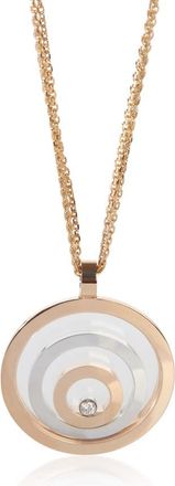 Chopard Pre-Owned Chopard 3-Tone Gold Diamond Happy Spirit Pendant