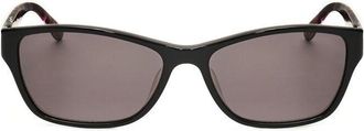 Christian Lacroix Ladies Black Rectangular Sunglasses CLS1015-001-2