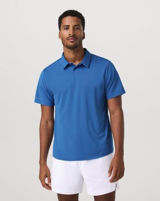 Vuori Clothing Short Sleeve Viewpoint Performance Polo 2.0 | Court Blue | Medium